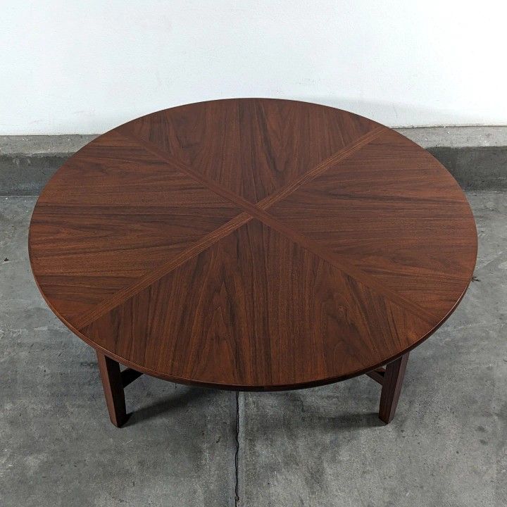 Refinished Vintage Mid Century Modern Walnut Coffee Table, C1960s