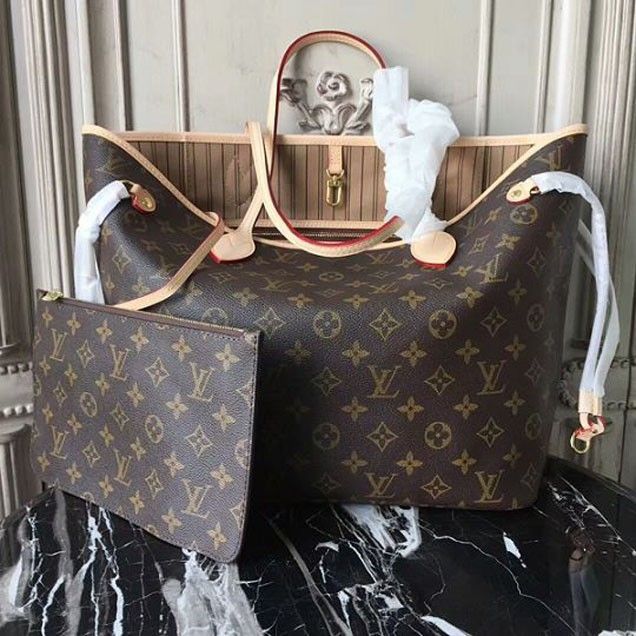 LV Louis Vuitton M40995 CANVAS MM BAG HANDBAG PURSE