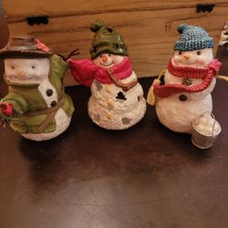 Hallmark Snowmen- Set Of 3