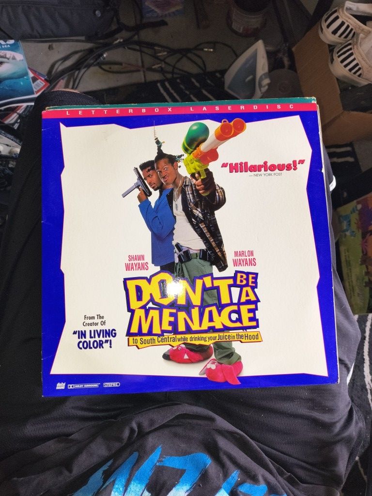 Don't Be A Menace To South Central Laserdisc 1996 RARE Letterbox