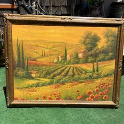 Large Italian Scene Inspired Painting