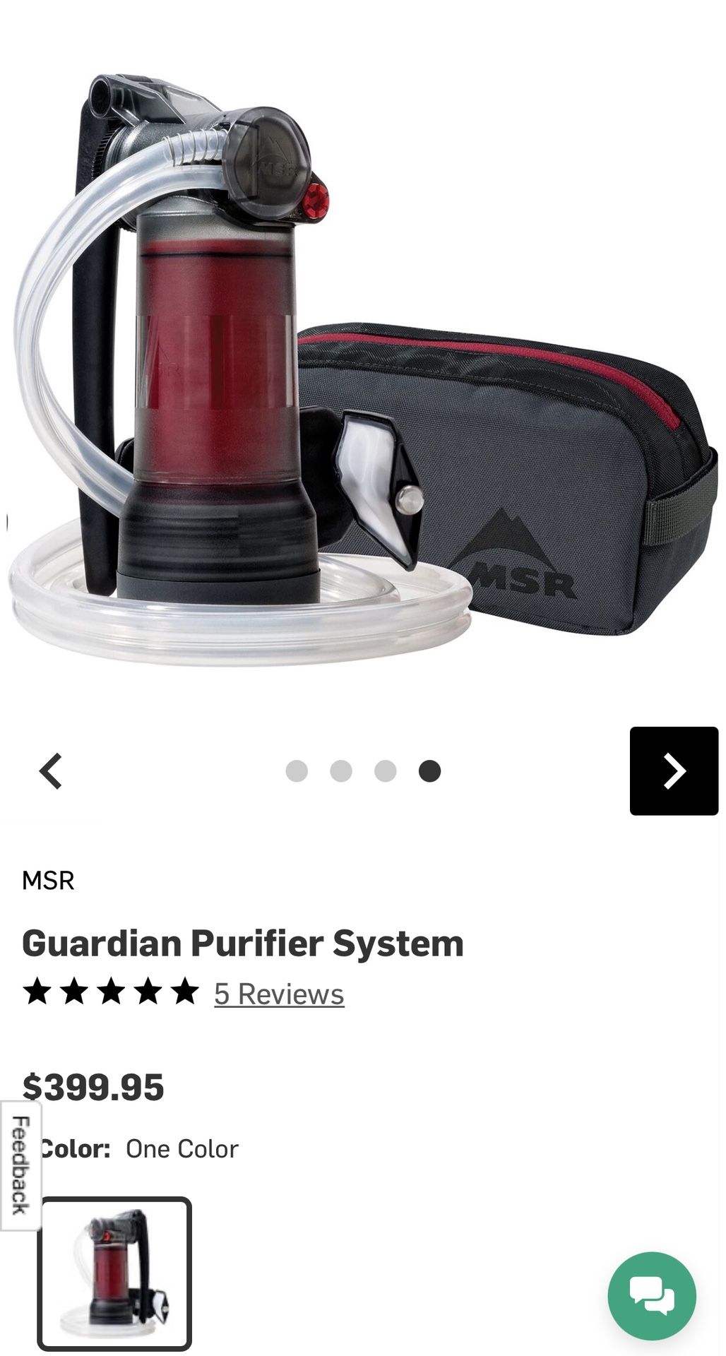MSR Guardian Purifier System 