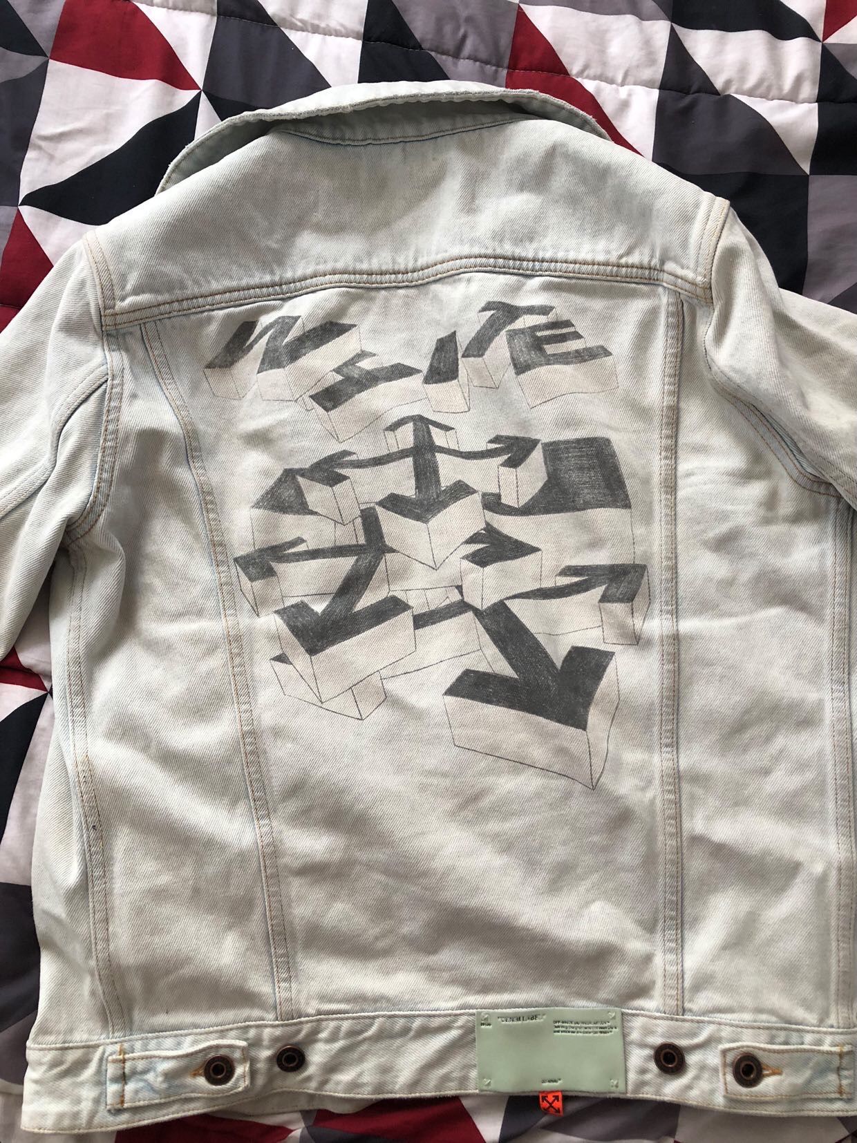 Off-White Jean Jacket Size Small