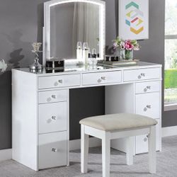Vanity With Led Lights