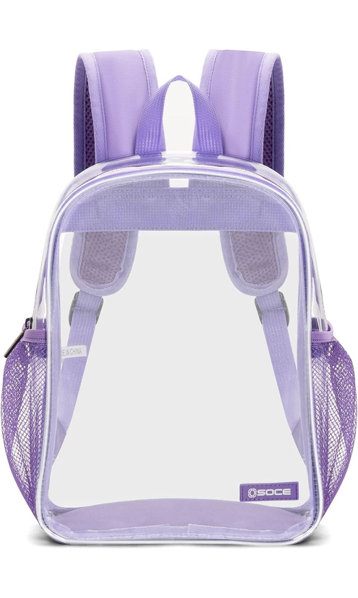 Mini Clear Backpack Heavy Duty