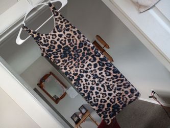 leopard print dress