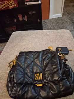 Steve Madden Black Quilted Shoulder Bag