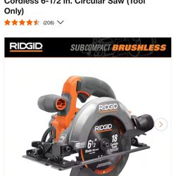 18V SubCompact Brushless Cordless 6-1/2 in. Circular Saw (Tool Only)