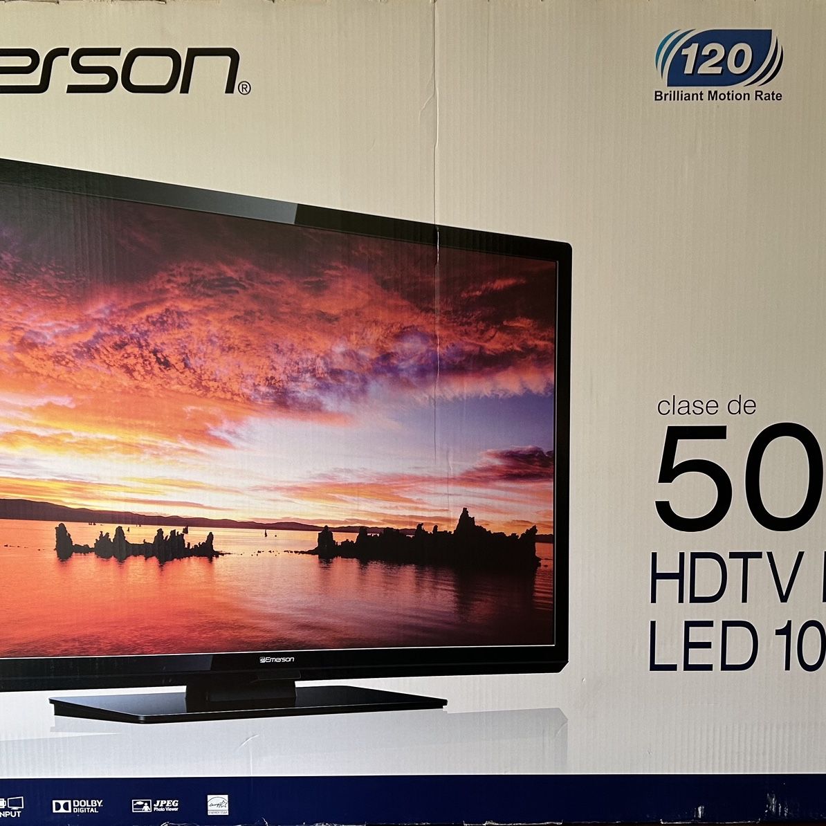 Emerson 50” HDTV LCD LED 1080p