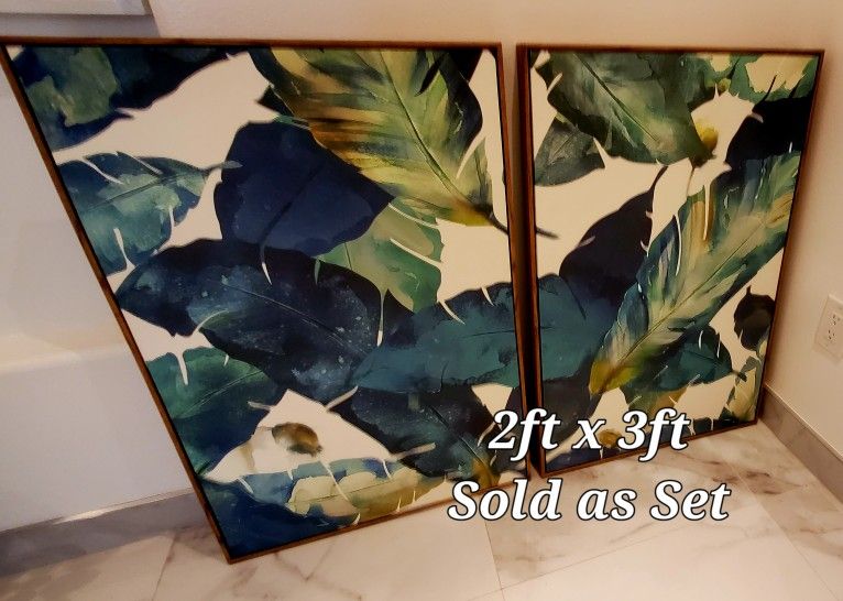 Set Of Framed Wall Art , Palm Springs 🌴