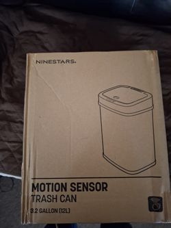 NEW-Motion Sensor Trash Can-$10