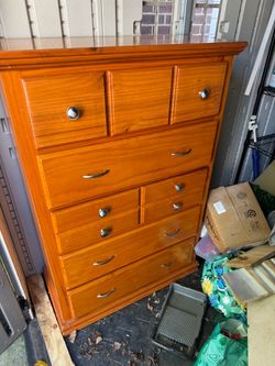 Hand Made Wood Dressser