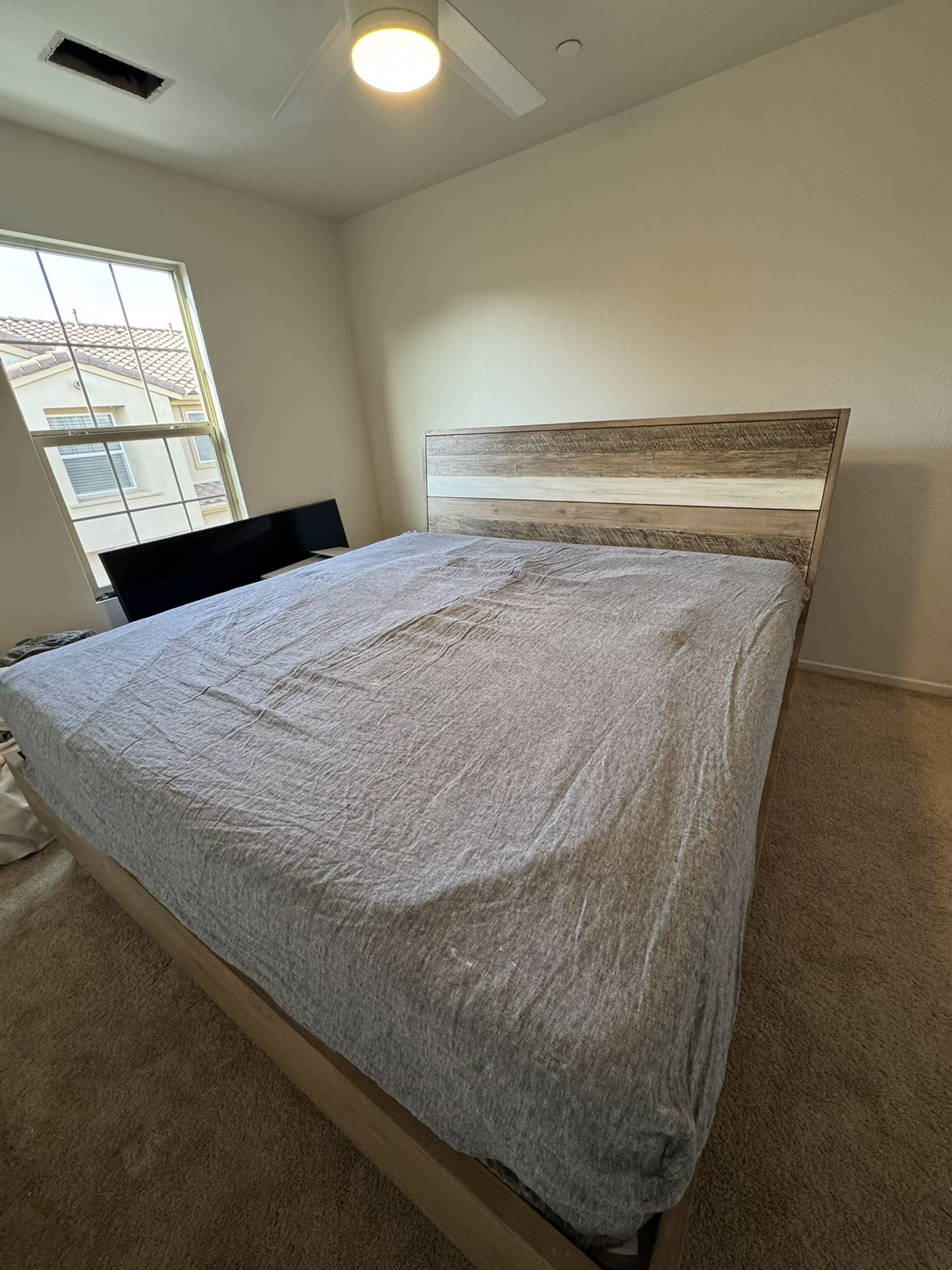 King Size Bed Frame and Mattress