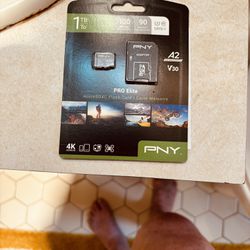 PNY 1TB Pro Elite MicroSDXC Memory Card - 100 MB/s, UHS-I, 4K UHD, Full HD, A2, Micro SD 