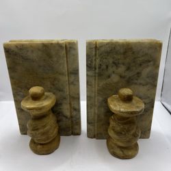 vintage hand-carved Book Holder, Marble.