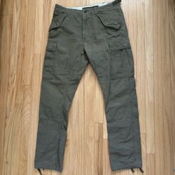 Polo Ralph Lauren Utility Surplus Cargo Pants Paratrooper Distressed Worn 31x32