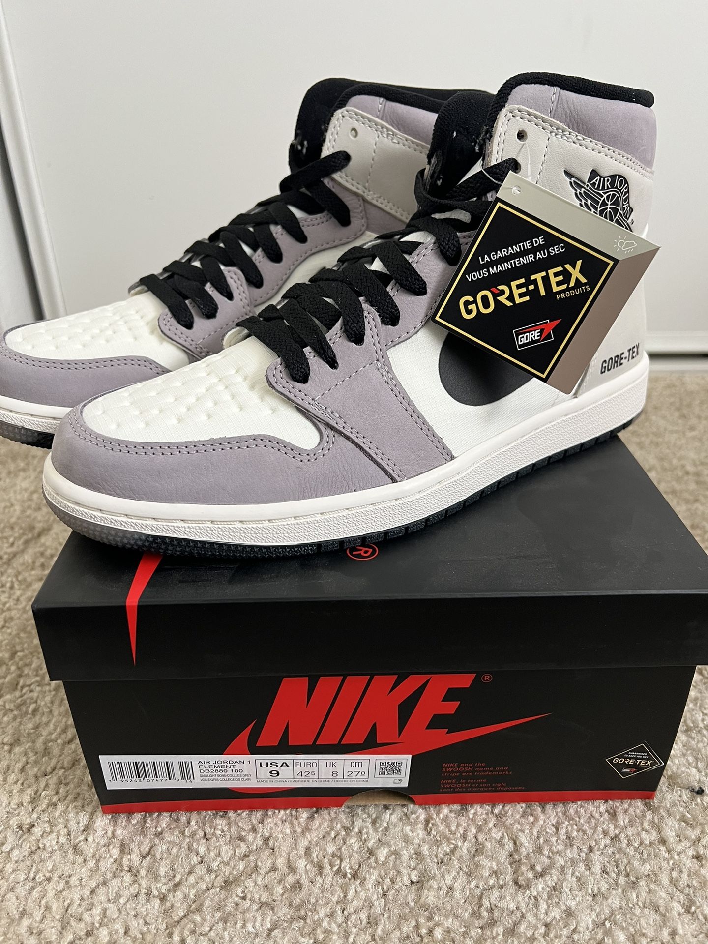 Brand New Jordan Retro High Element Gore Tex Light Bone