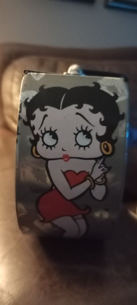 2002 Betty Boop Tin Box Purse Carry Case The Tin Box Company
