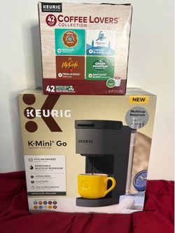 Keurig mini go and K cup bundle