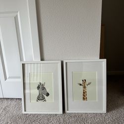 Animal Nursery Picture Frames 