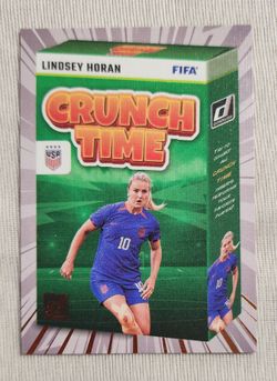 Lindsey Horan 2023/24 Panini Donruss Crunch Time Soccer Card