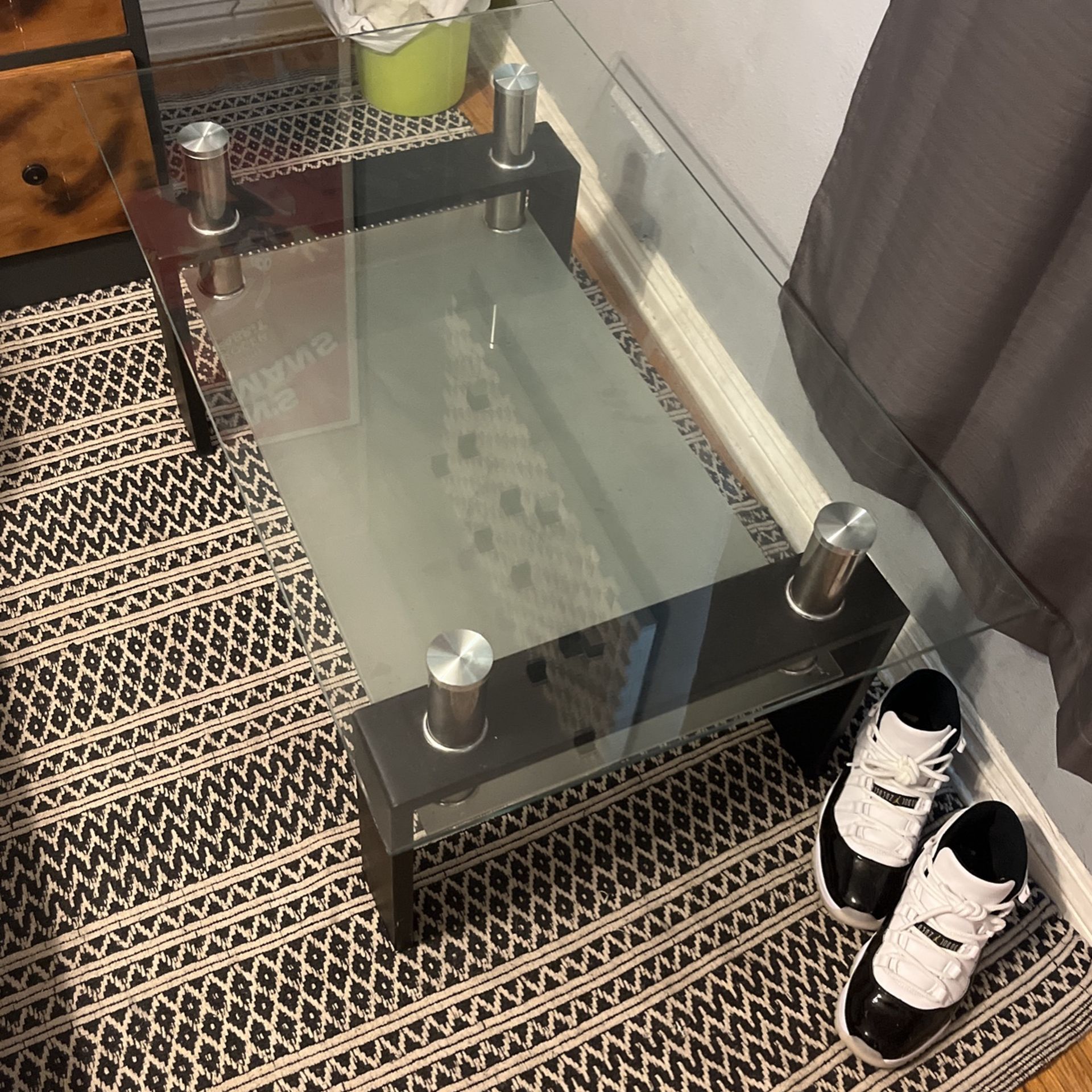 Glass Coffee Center  Table 
