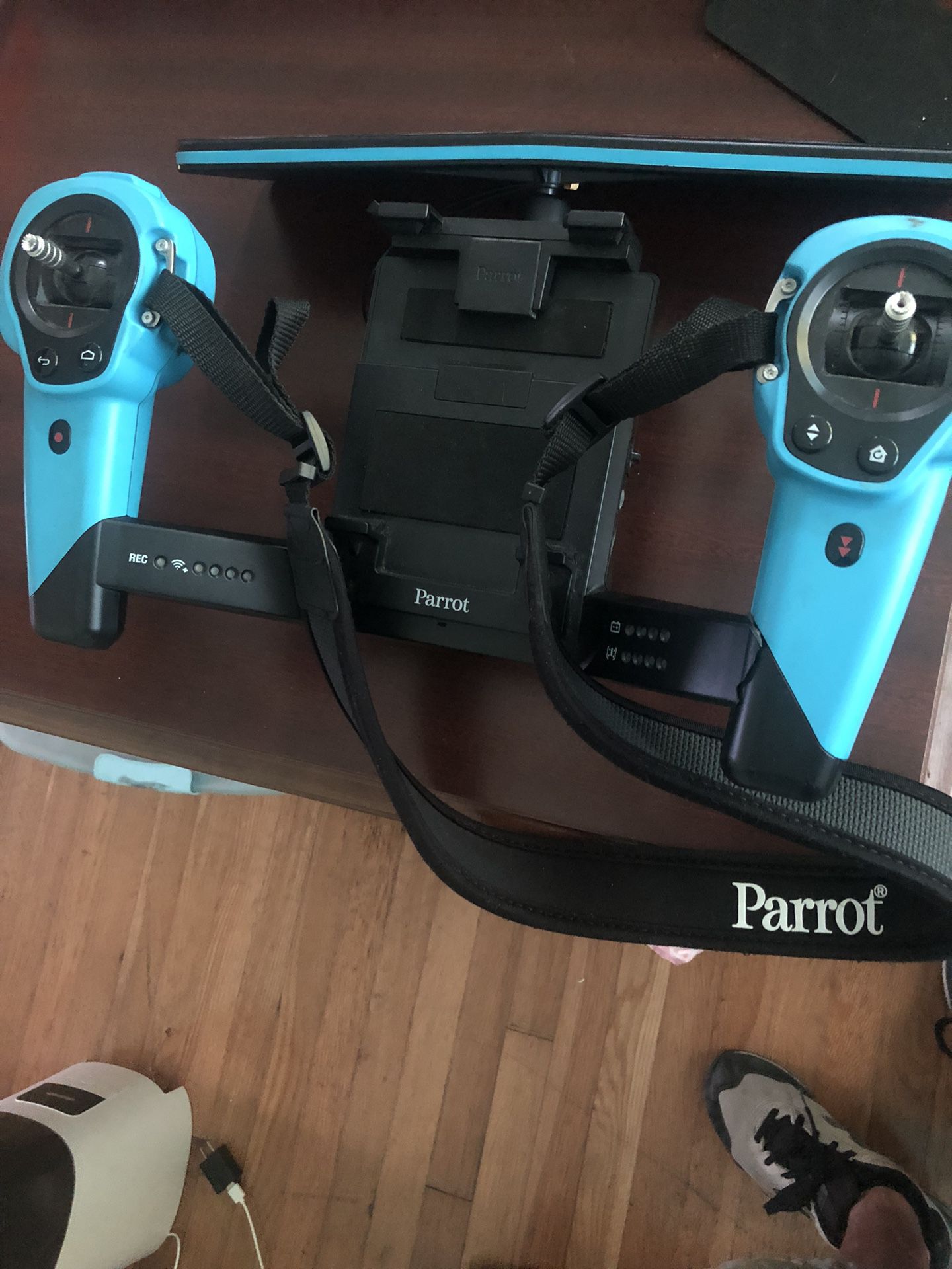 PARROT Sky Controller AND  2 BEBOP Drones W/Charger & 2 Batteries
