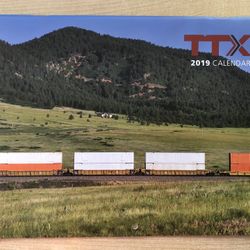 TTX Company 2019 Calendar NEW unmarked railroad collectable.