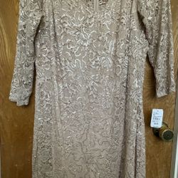 Sexy Champagne Sequin Dressy