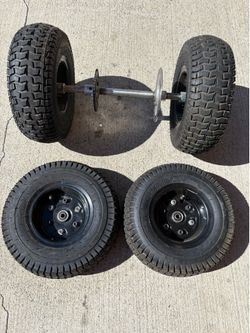 Four wheeler or go kart wheels