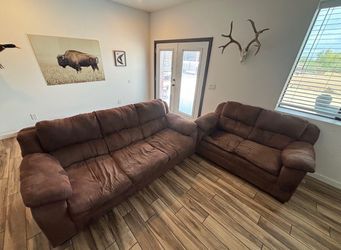 Couch and Love Seat Duo