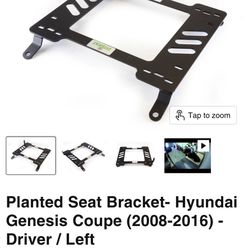 Planted seat Bracket For Genesis Couoe