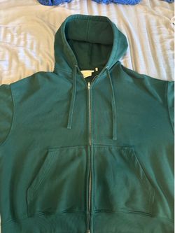 Green Heavyweight Zipup H&M