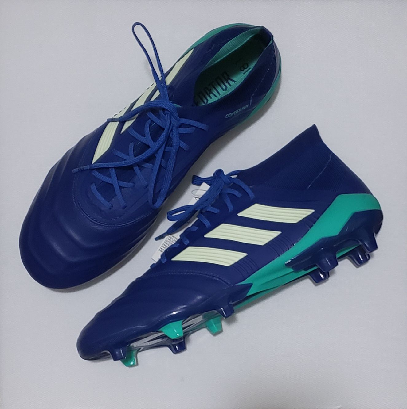 Adidas Predator 18.1 Kangaroo Leather Cleat Football Boot Blue for Sale in Chicago, IL - OfferUp