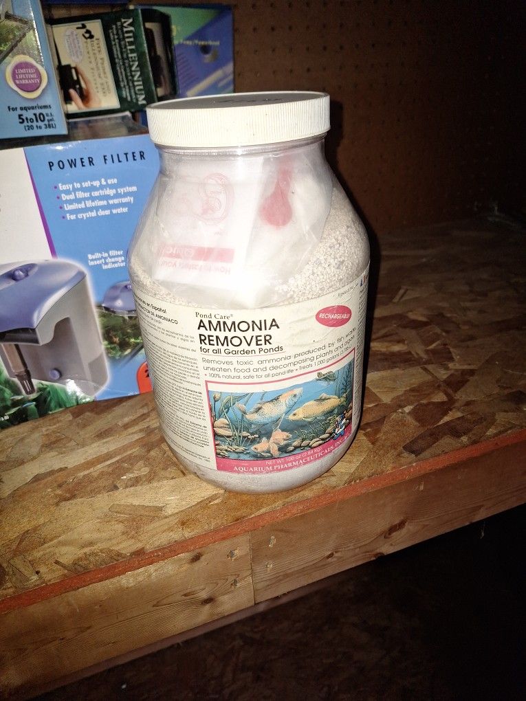 100 Oz Fine Grain Ammonia Remover About 1 Mm Each Recharge With Salt Made In USA