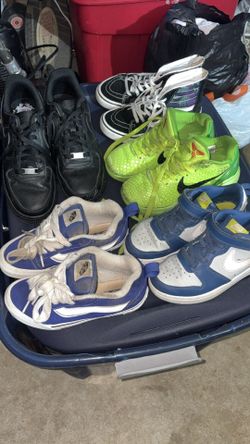 Nike, vans used shoes for kids size 2.5