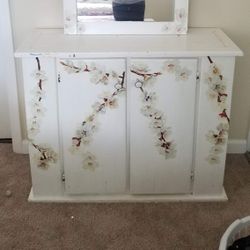 Solid Wood White Shelf