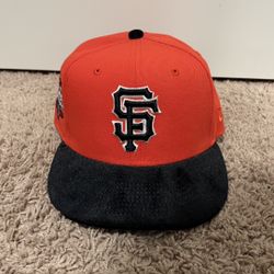 San Francisco Giants Orange Fitted Hat