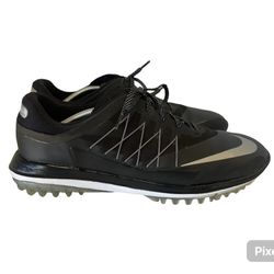 Nike Lunar Control Vapor Spikeless Black Golf Shoes (849971-001) Mens Size 13
