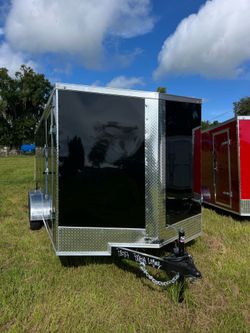 🦅Quality Cargo Trailer Brand 🆕 7x16 Ta Tandem Axle PLYCORE 0.080 🔥