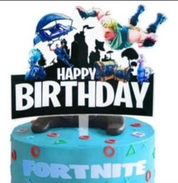 Acrylic Fornite Cake Topper