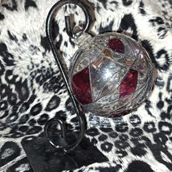 Hand Blown Ornament W/ Stand