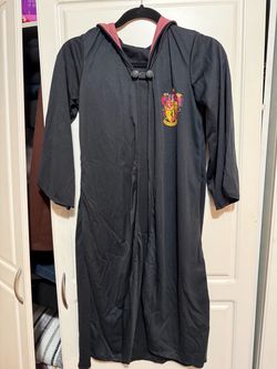 Harry Potter Gryffindor Costume Robe Wand and Glasses Kids Size M