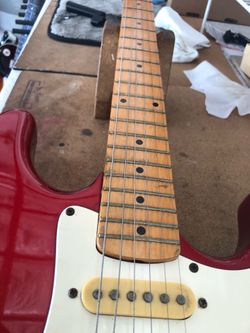 Electra electric guitar - TL600MR 70's or 80's RED, Maple neck /fingerboard
