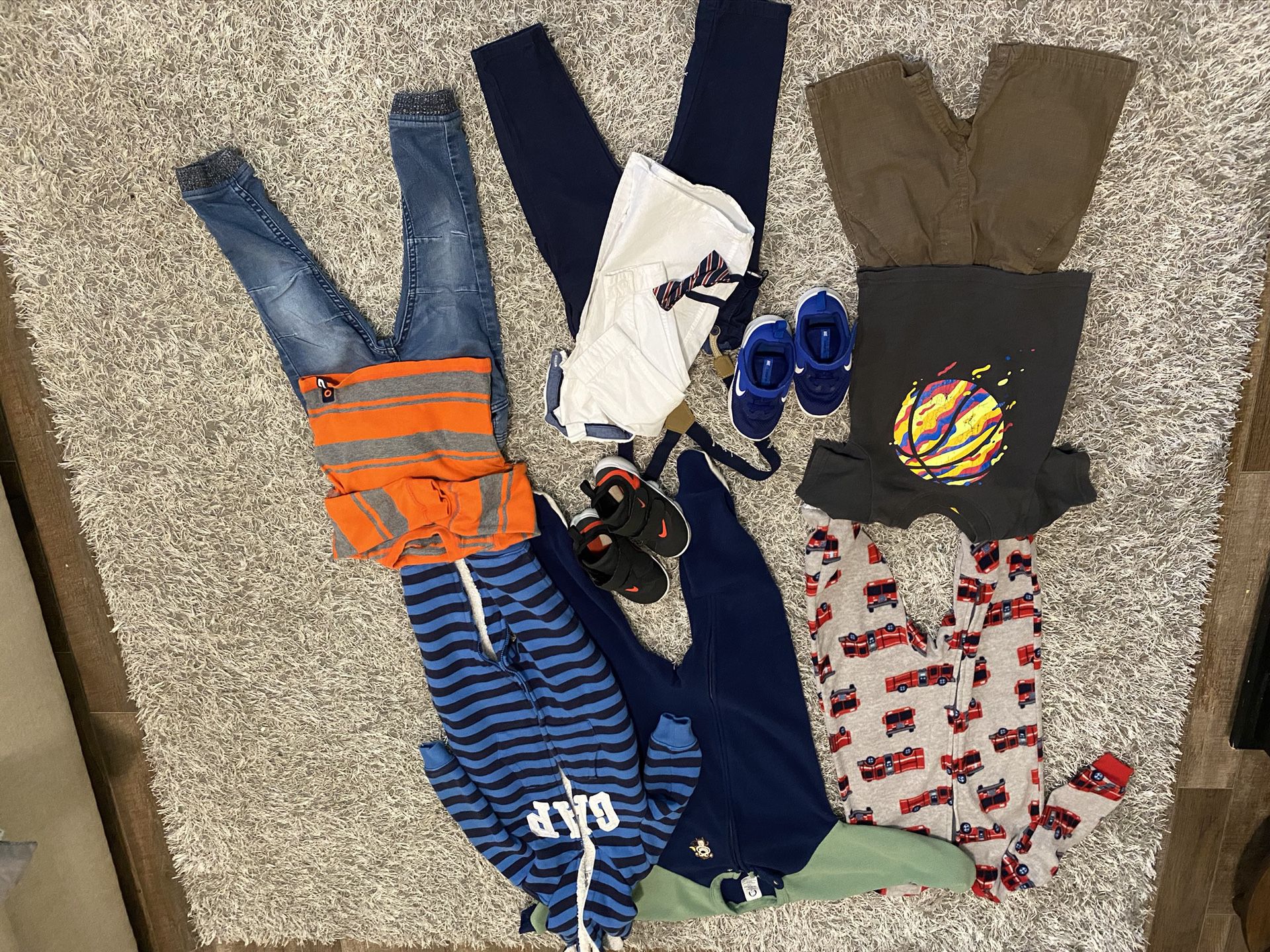 42 Piece Toddler Clothes + Shoes