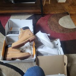 Nearly New Timberland Boots Nike Air Force