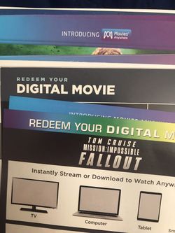 4K UHD and HD digital movies