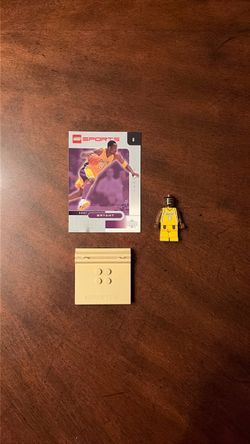Rare Kobe Bryant #8 Lego Minifigure + Stand