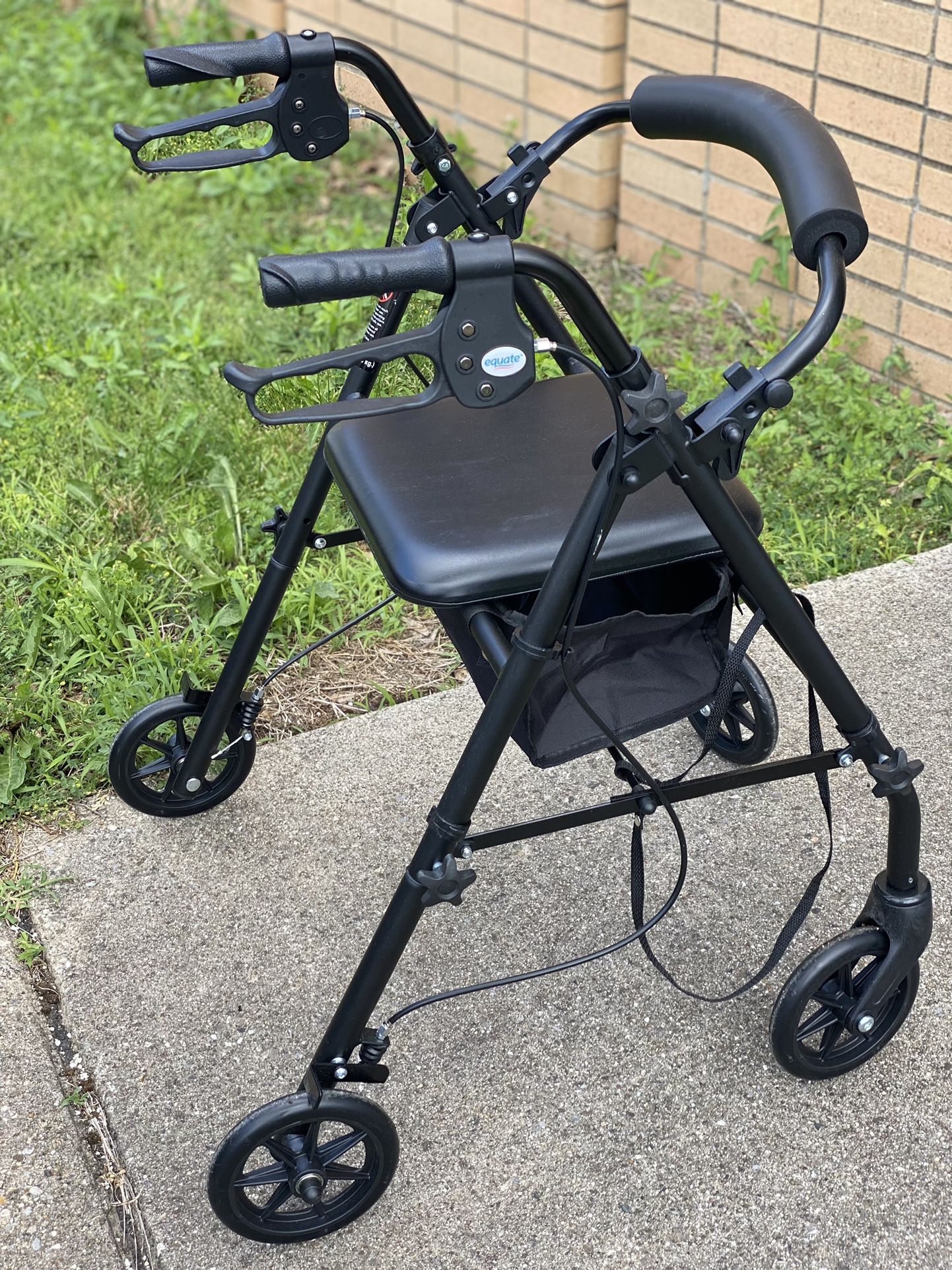 Equate Rolling Walker With Seat (like New)