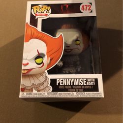 Pop! Funko Pennywise Avec Bateau Yeux Jaunes - IT - Neuf